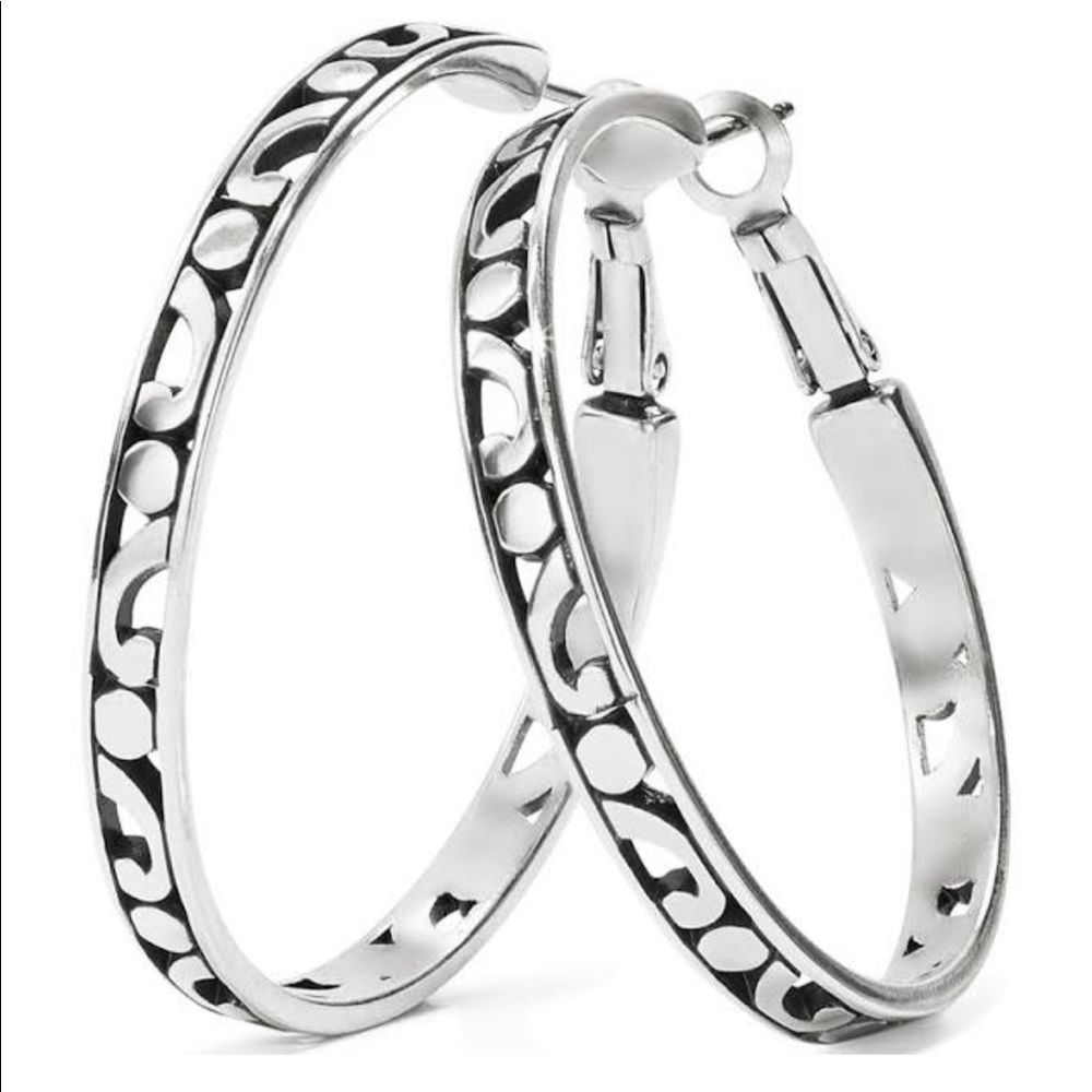 Brand New Brighton Silver Hoops